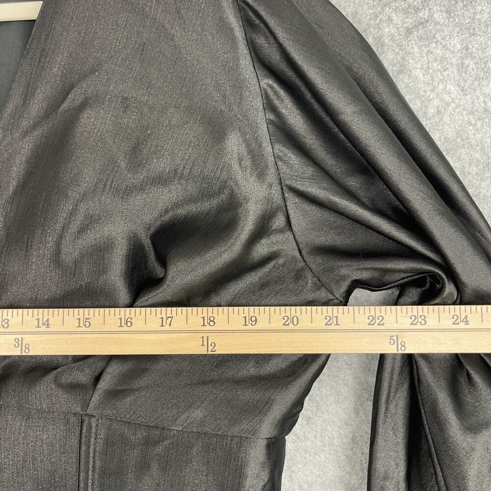 Kilentar Joyo Silk Corset Top Womens 18UK 14US Black Balloon Sleeve Avant Garde - Picture 8 of 16